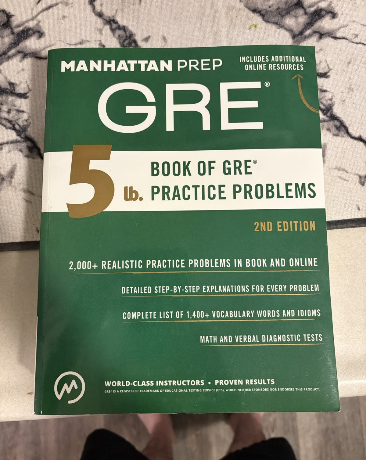 Manhattan Prep GRE 5 lb. Book of Practice Problems 2nd Edition (2015)