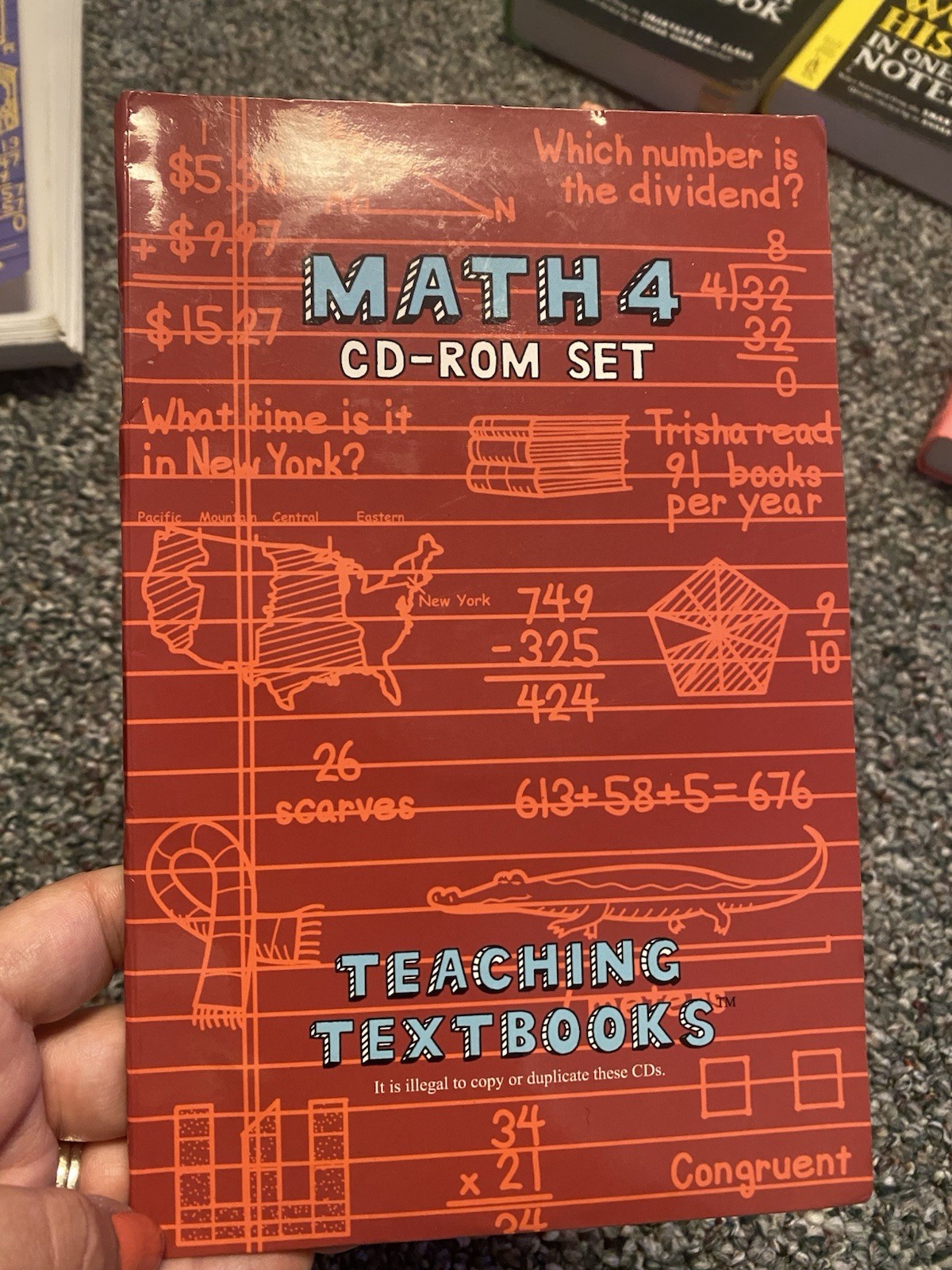Teaching Textbooks Math 4 CD-ROM Self Grading