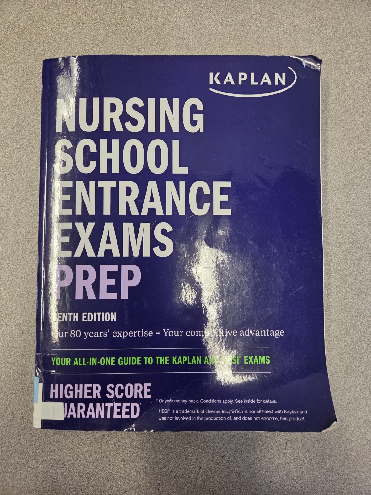 Kaplan Nursing School Entrance Exams Prep Tenth Edition Study Guide Book