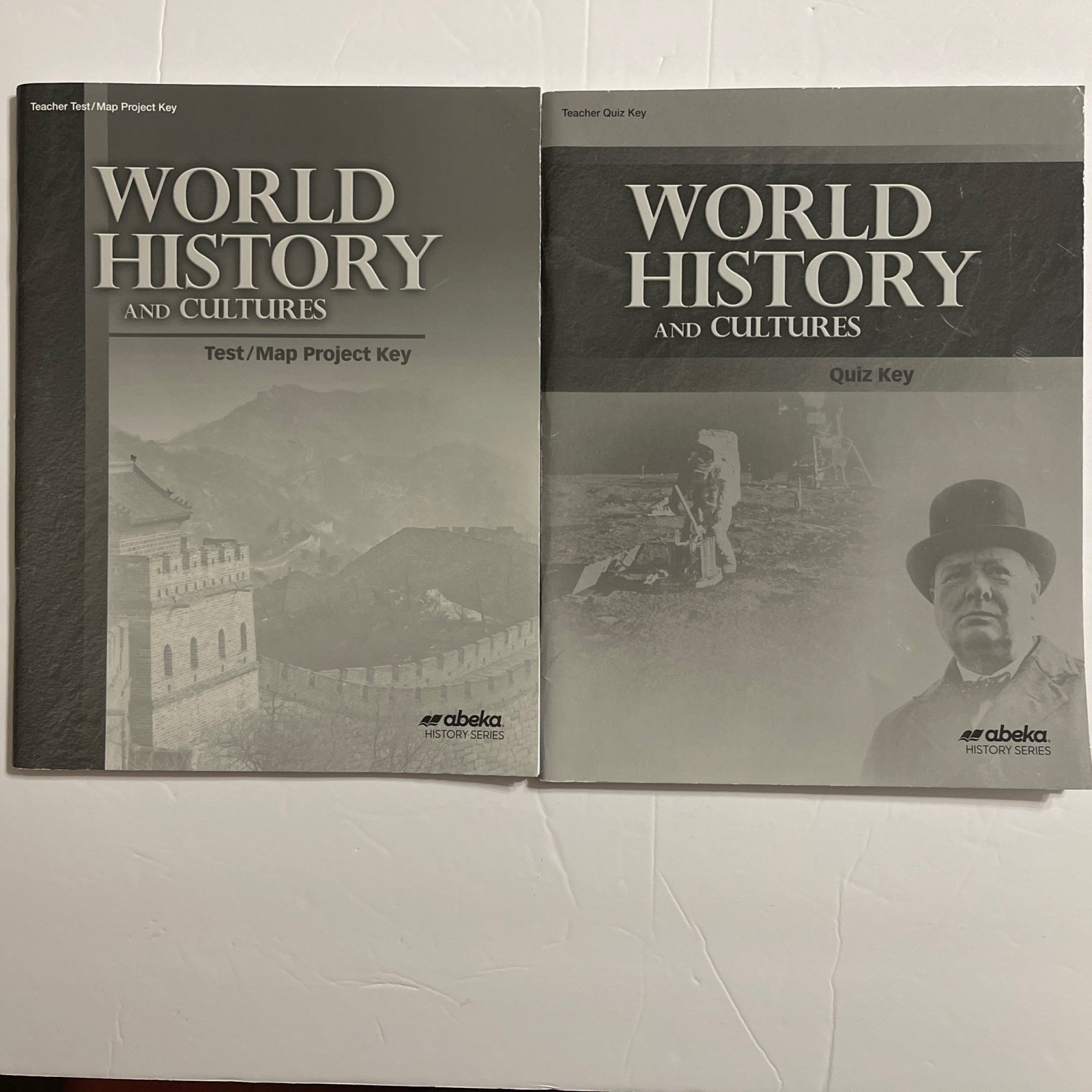 Abeka World History & Cultures Teacher Quiz Test Map Key Set 3rd Ed Homeschool