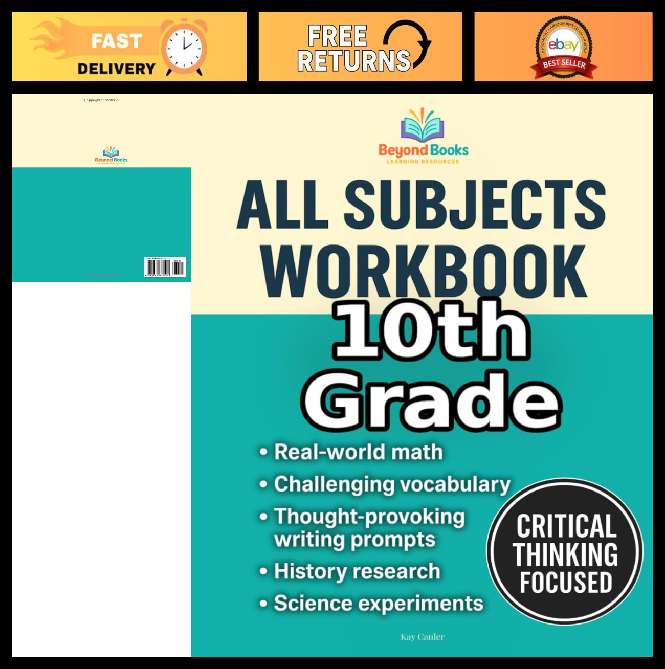 10th Grade All Subjects Workbook for Homeschool & Extra Practice – High School C