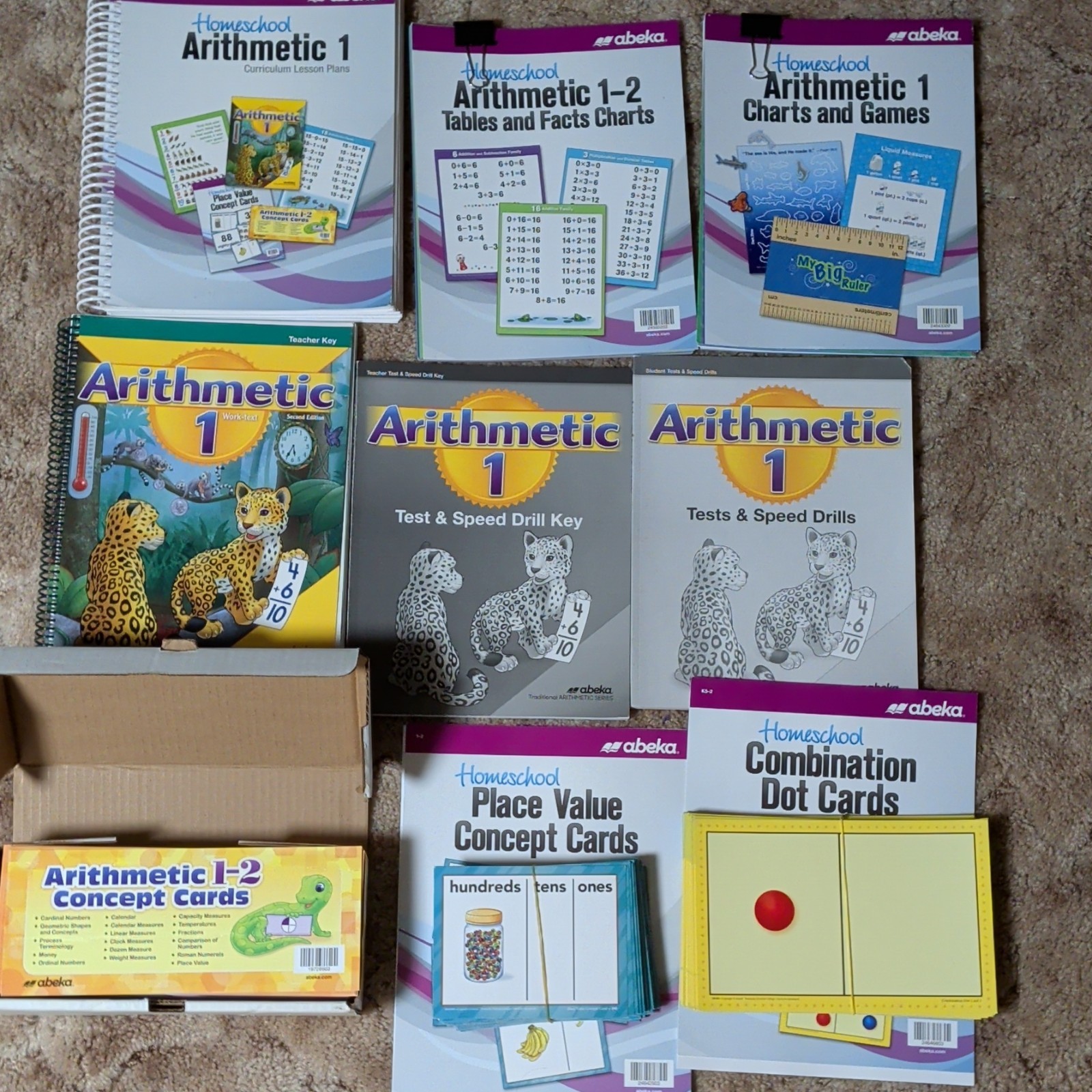Abeka Homeschool Arithmetic 1 Bundle