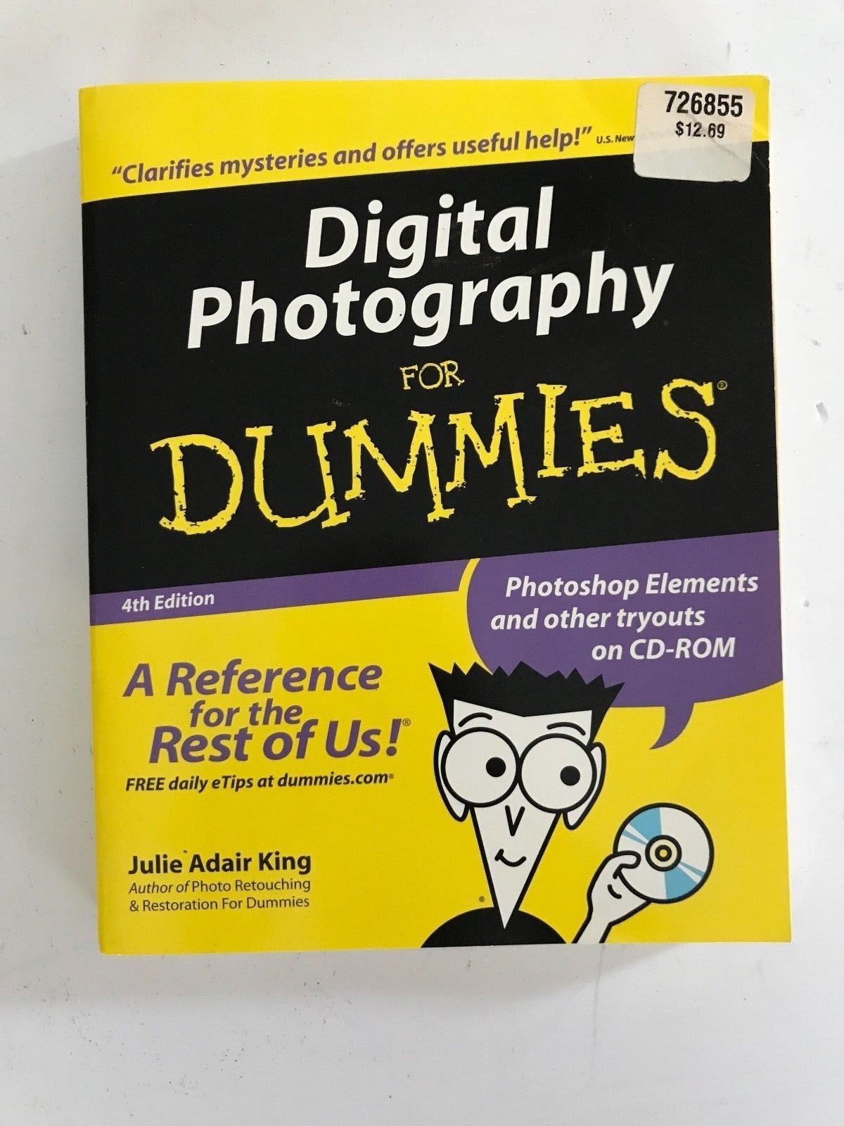 Digital Photography For Dummies 4th Edition Paperback Book and CD