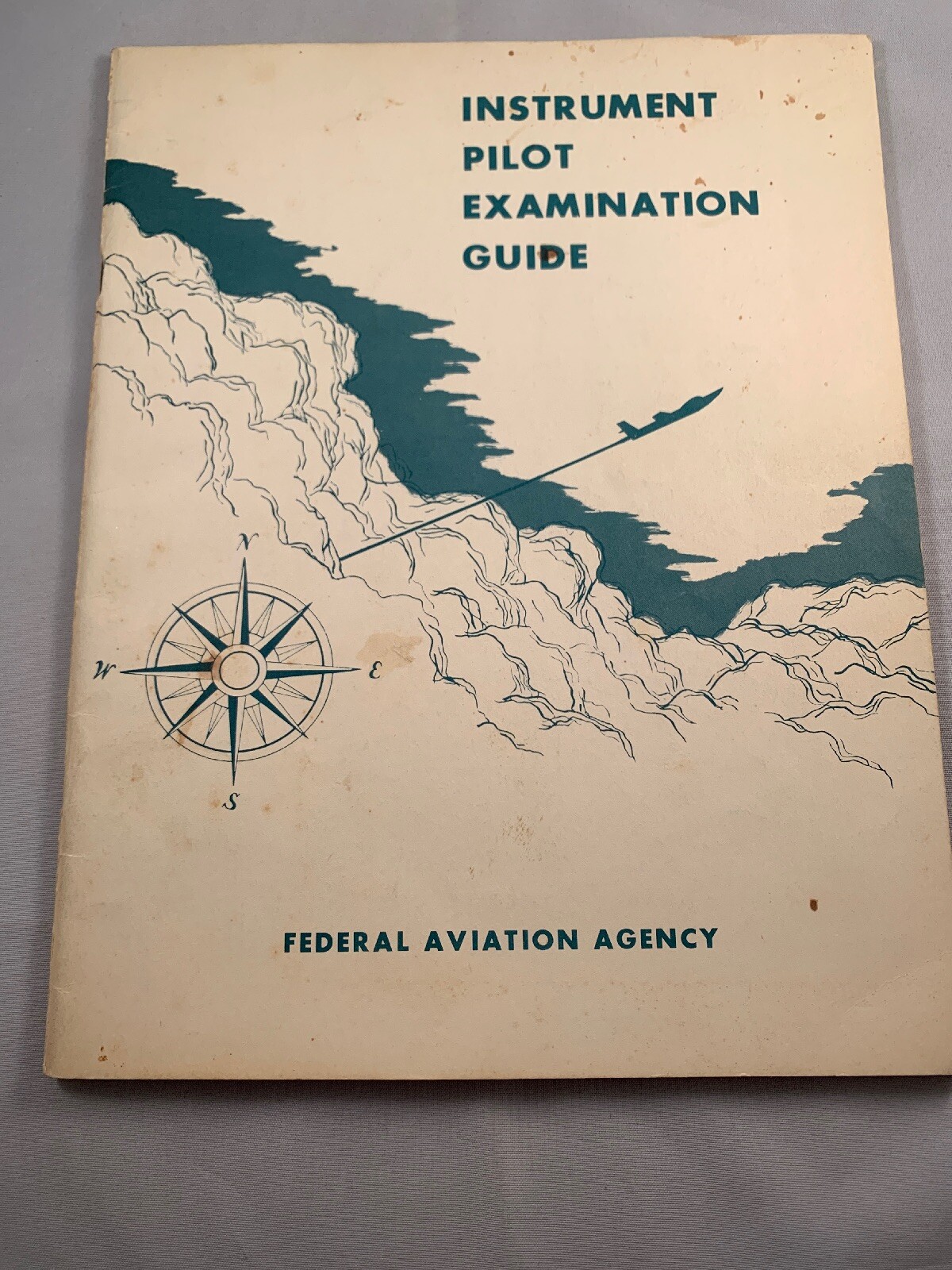 Instrument Pilot Examination Guide FAA July 1961 Flying Flight Aviation Airplane