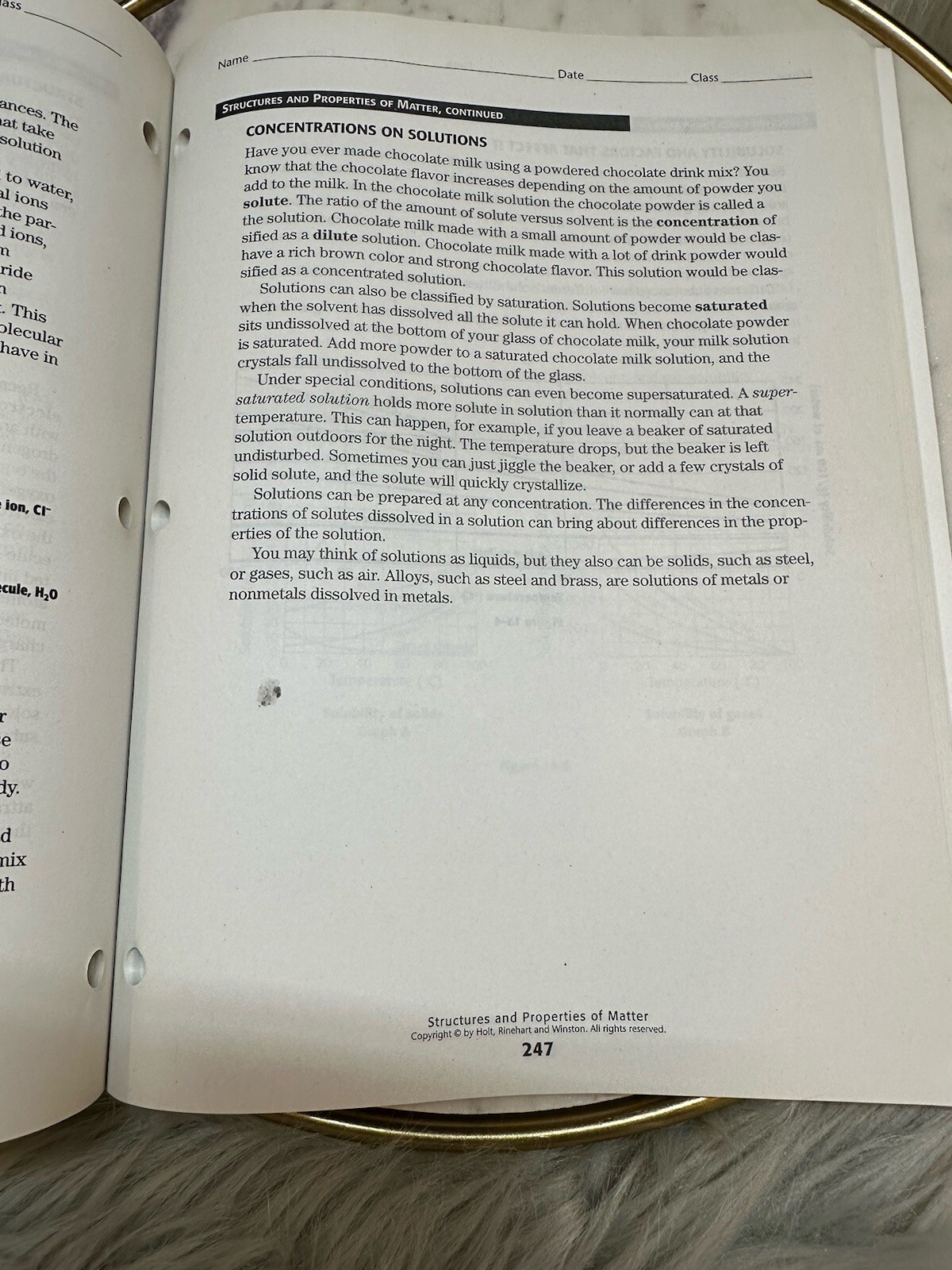 Science Taks Practice Workbook HOLT, RINEHART & WINSTON Not Written In-preowned