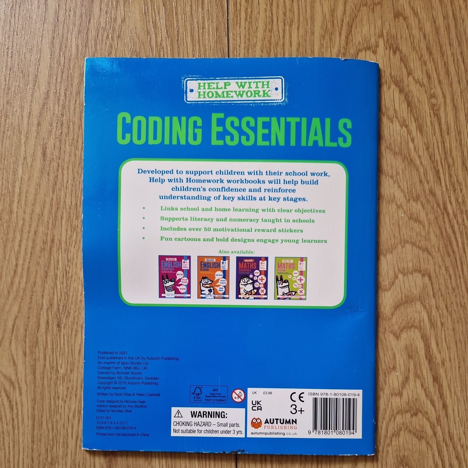 Coding Essentials Key Stage 2 Age 9+ Help with Homework Computer Learn To Code