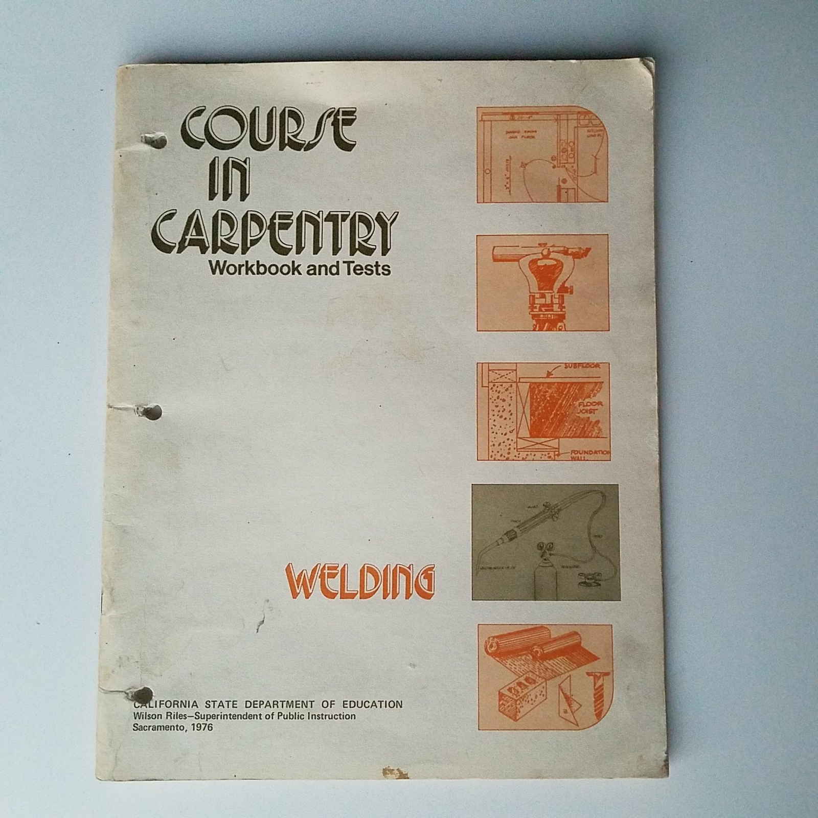 Course In Carpentry: Workbook And Tests