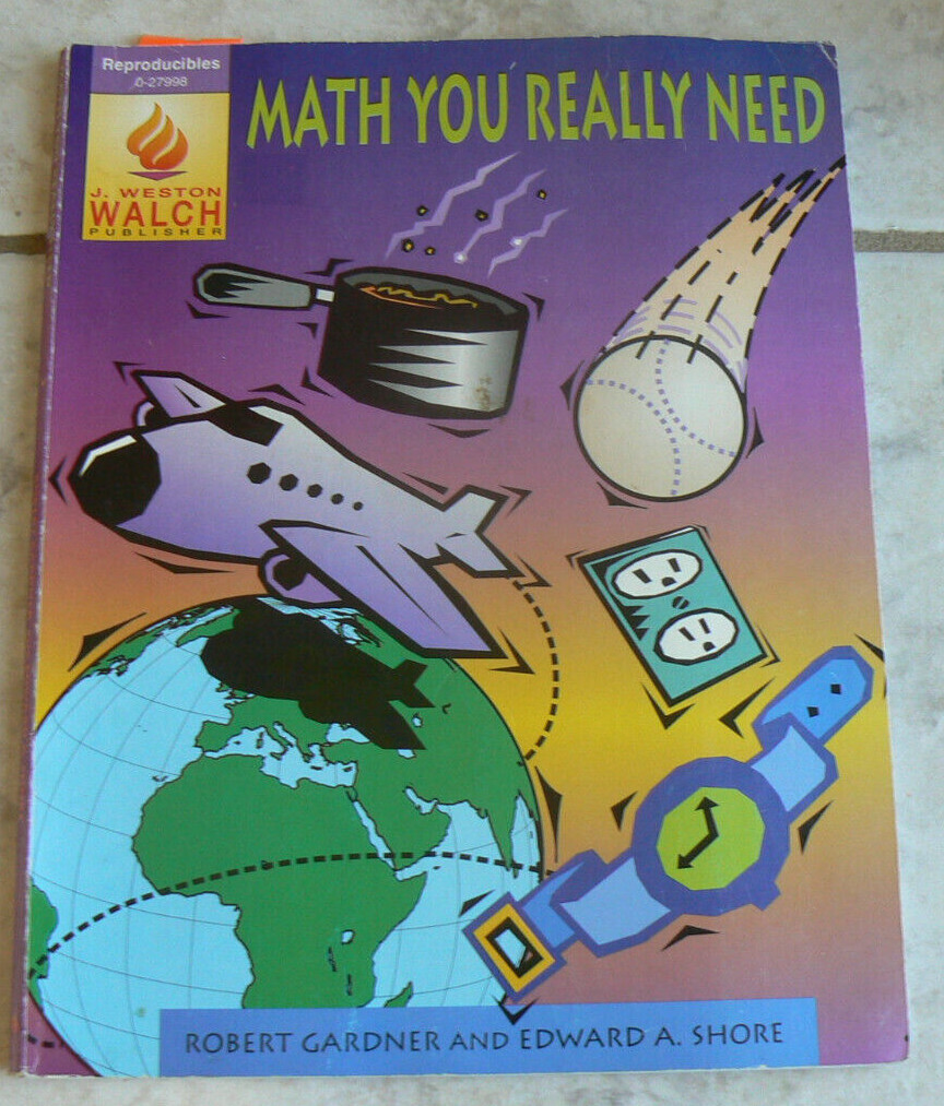 Walch : Math You Really Need w/Answer Key! Middle School,Reproducible 145-pages