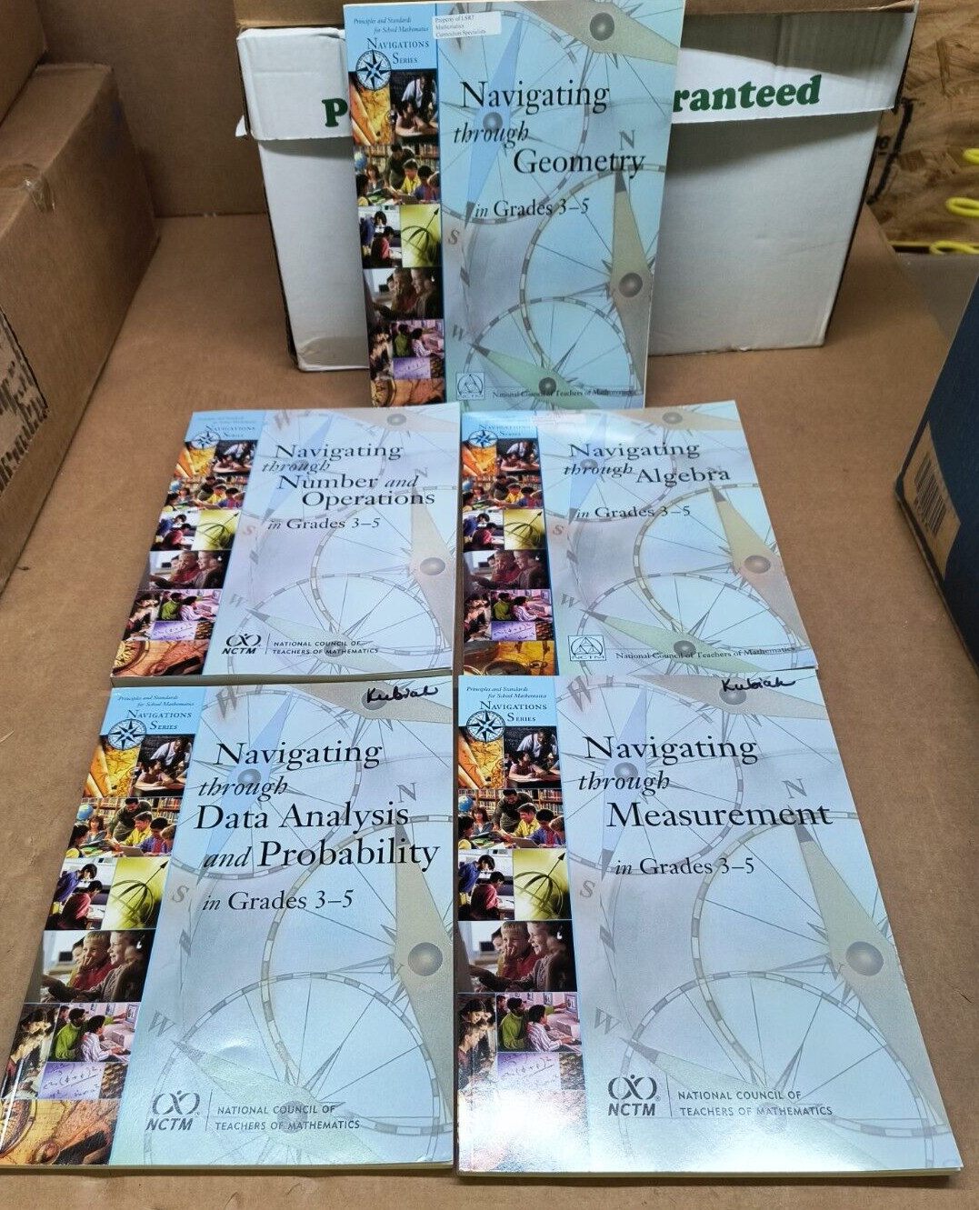 Navigation Series Grade 3-5 NCTM Geometry Algebra Measurement Data Analysis