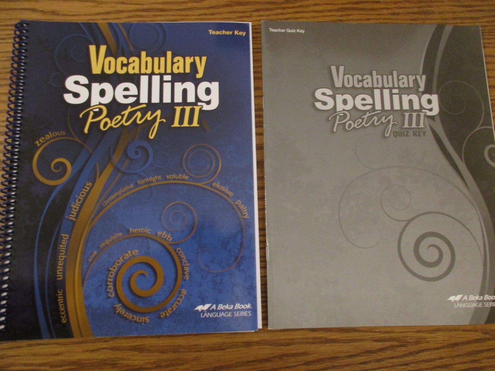 ABeka 9th grade Vocabulary Spelling Poetry III (5th ed) set