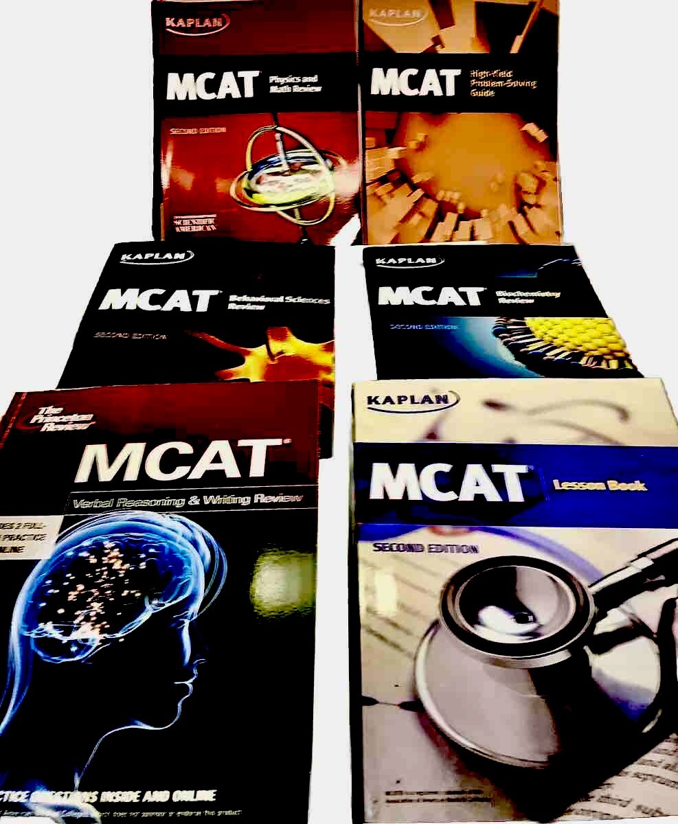 KAPLAN LESSON BOOKS 14 BOOKS (MCAT EXAM) Medical Knowledge