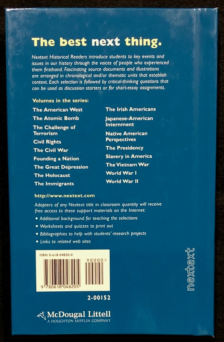 6th – 8th Grade – NATIVE AMERICAN PERSPECTIVES «A Historical Reader» (2001)