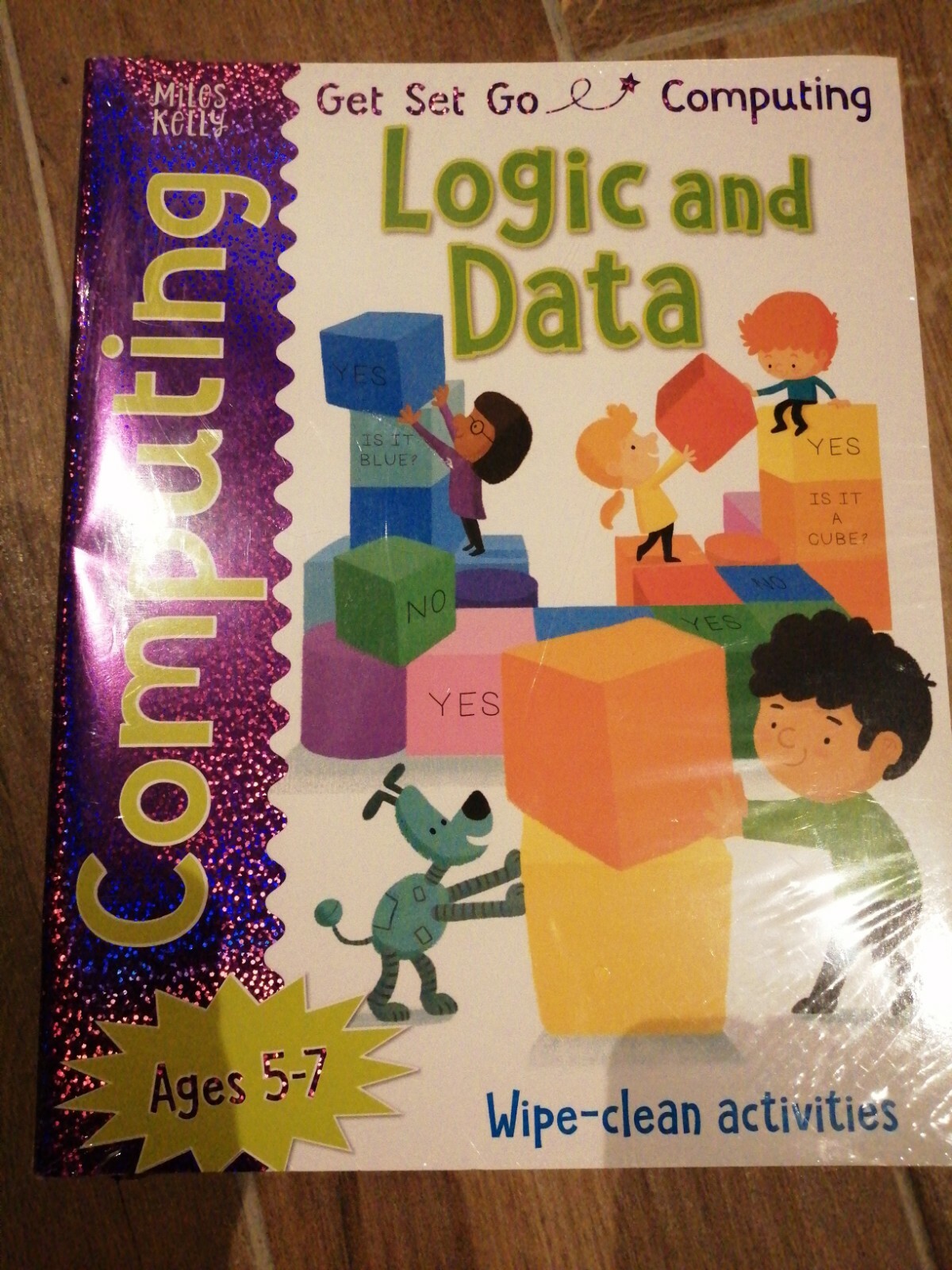 Get Set Go Computer Children’s 4 Book Set 5-7 Years New Coding Data Digital…