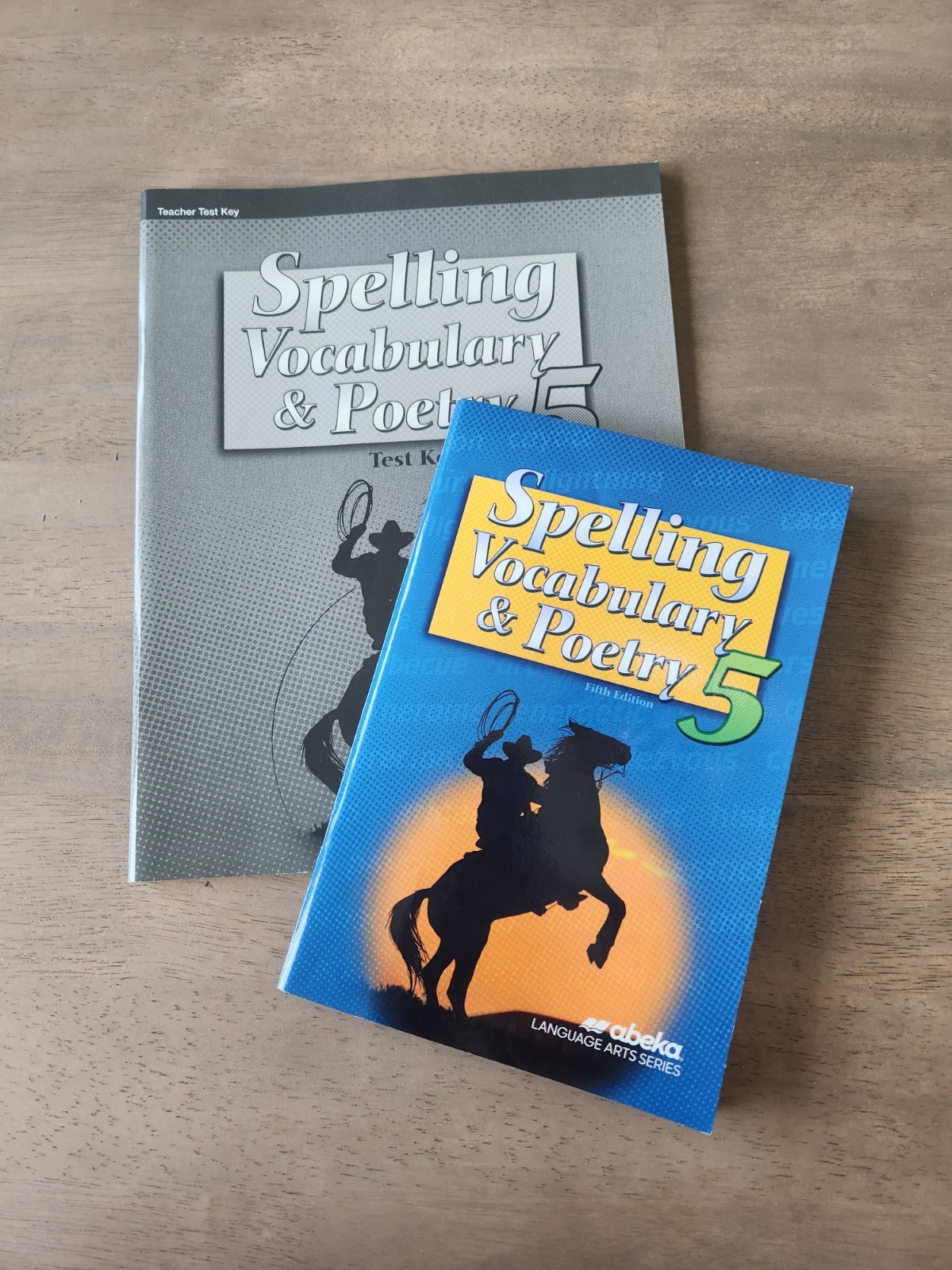 Abeka Spelling Vocabulary Poetry 5 Student Text And Teacher Test Key