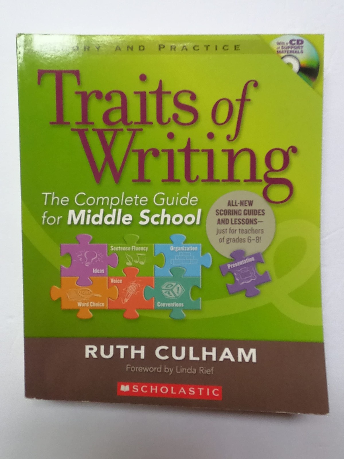 Traits of Writing: The Complete Guide for Middle School (Theory and Practice…