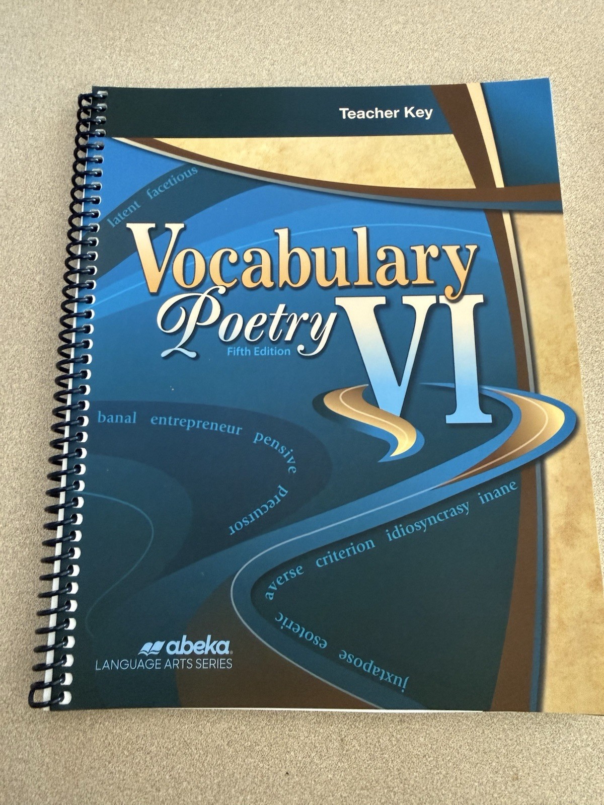 Abeka Vocabulary Poetry VI Teacher Key Fifth Edition