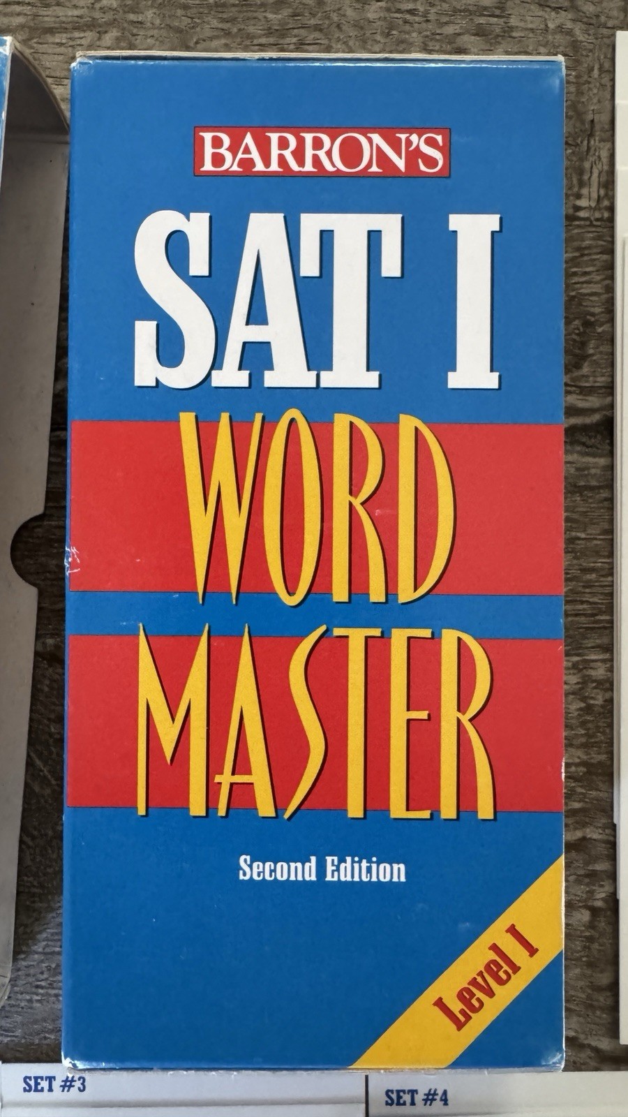 Barron’s SAT I Word Master Level I Vocabulary Flashcards Set, Second Edition