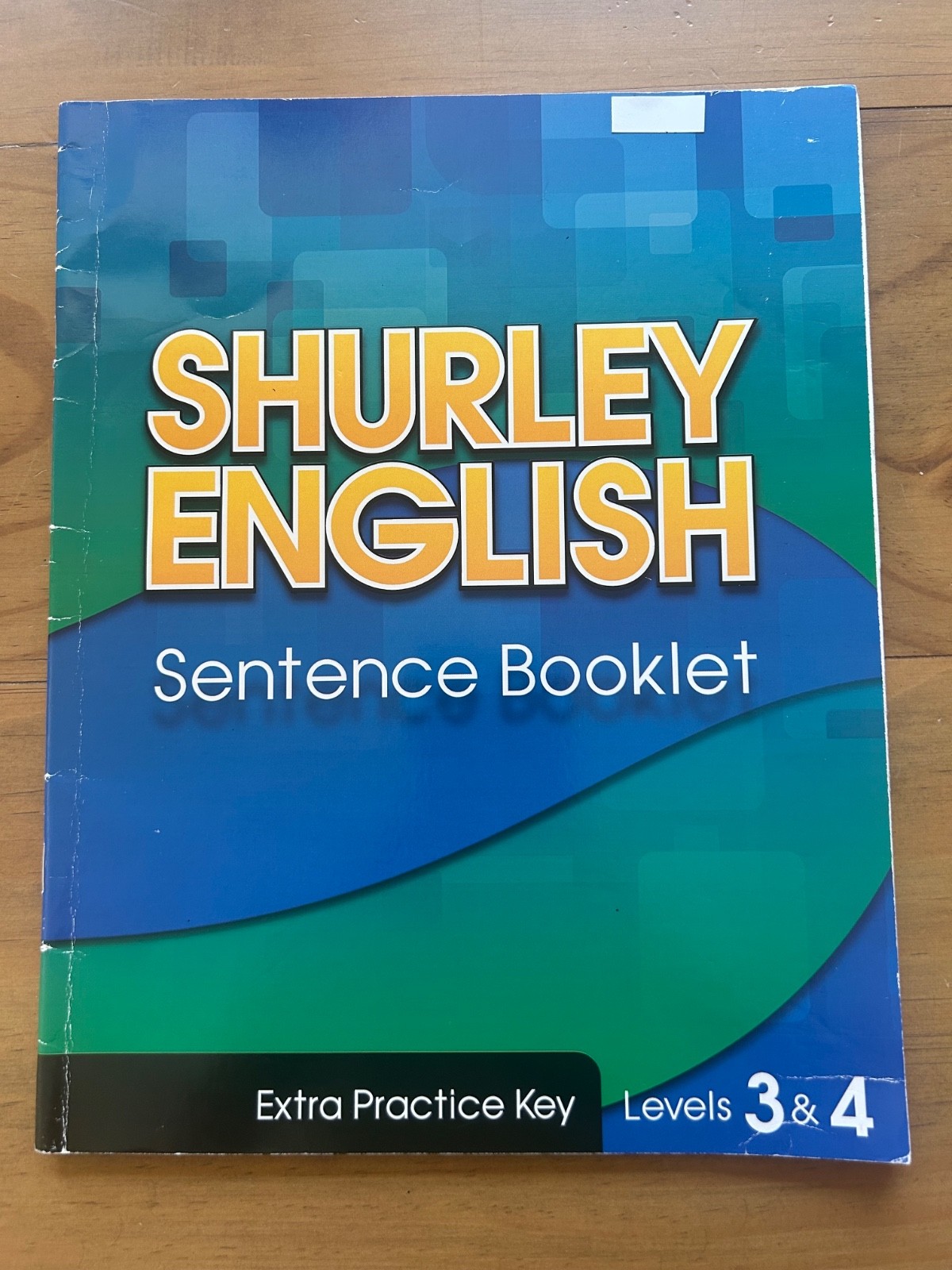 Shurley English Sentence Booklet Levels 3 & 4