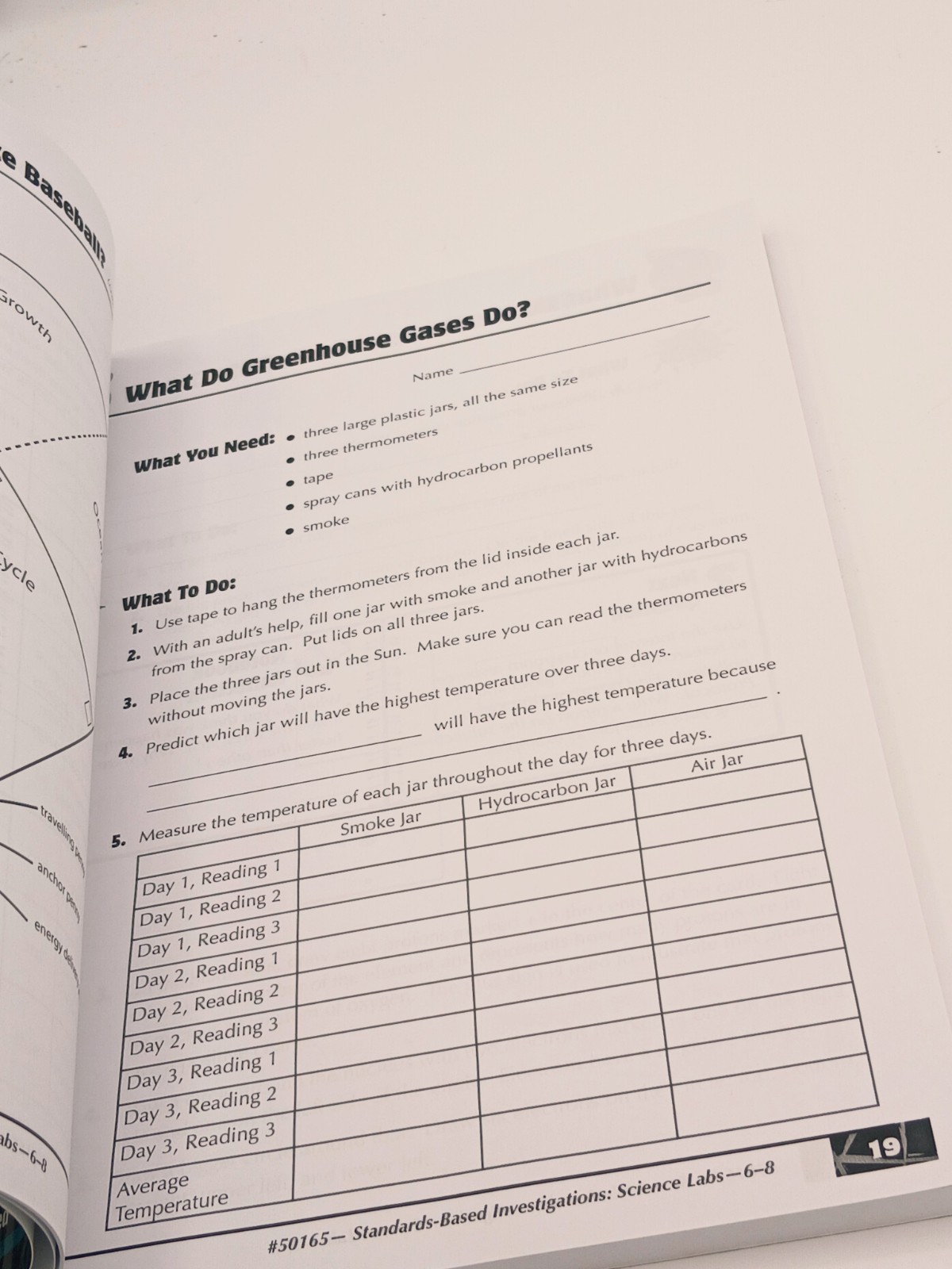 STANDARDS-BASED INVESTIGATIONS: SCIENCE LABS GRADES 6-8 By Shell Education.