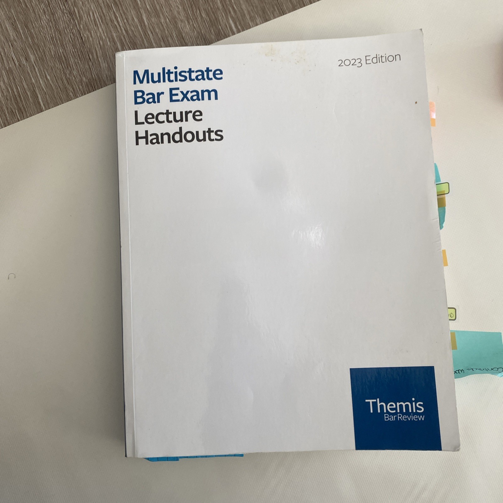 Multistate Bar Exam MBE Lecture Handouts Themis Bar Review 2023 Edition