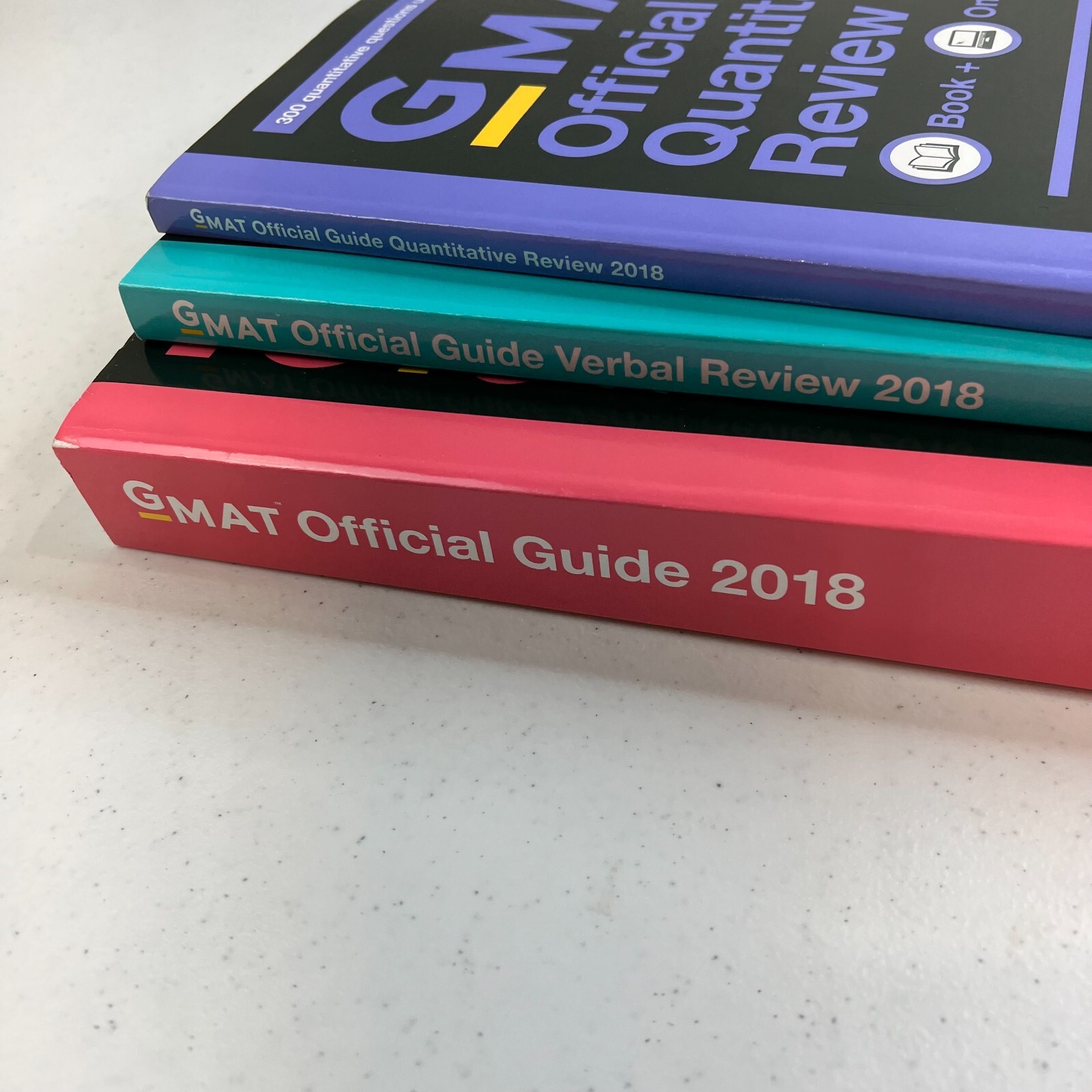 2018 Wiley GMAT Official Guide Quantitative Review, Verbal Review Book+Online 3x