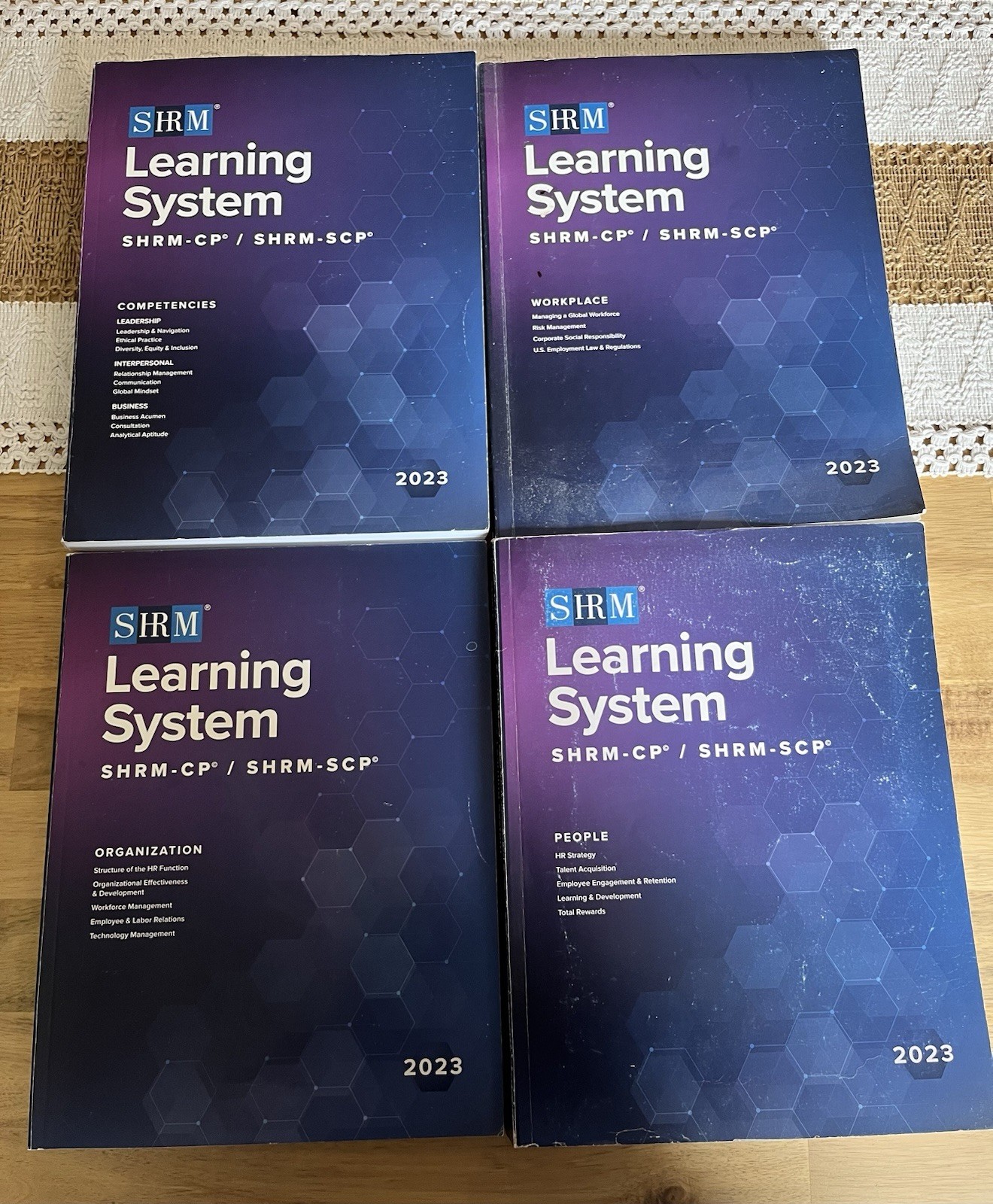 SHRM Learning System SHRM-CP/SHRM-SCP 2023 Study Guides 4-Volume Set