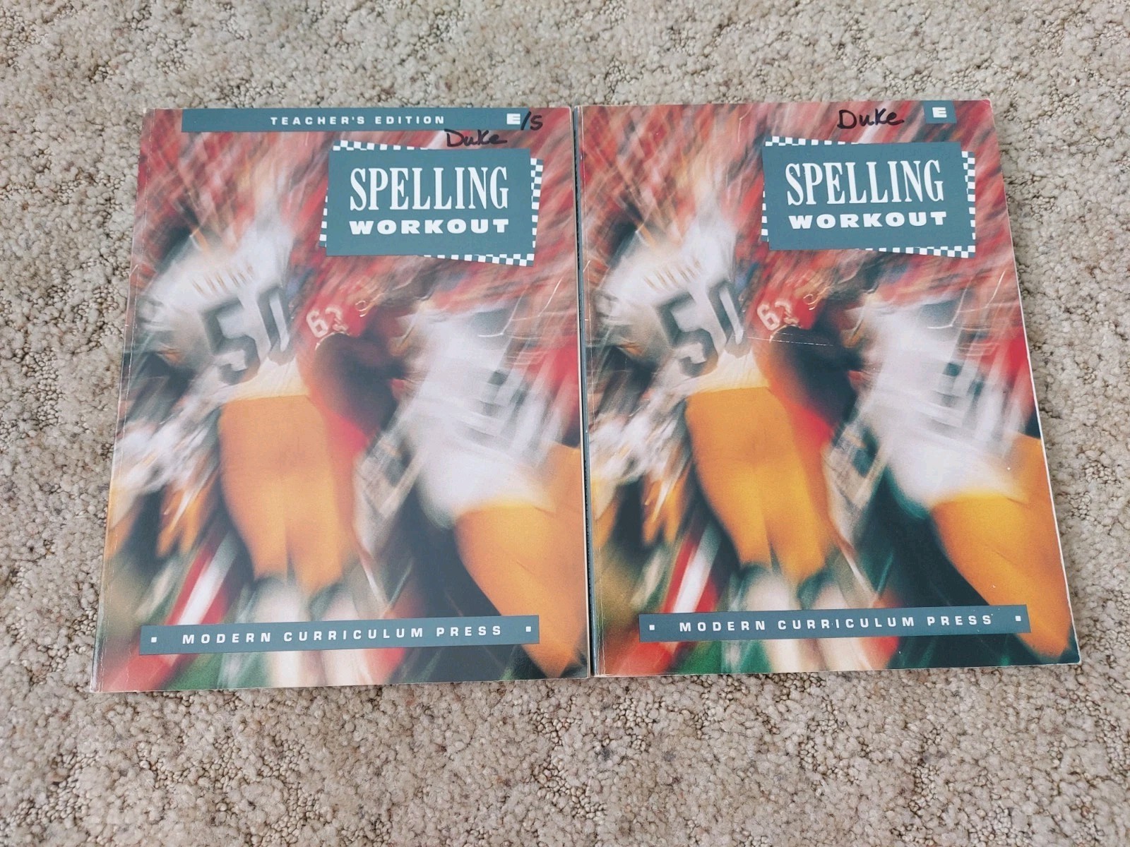 SPELLING WORKOUT E Level Grade 5 MCP Modern Student Book & Teacher Edition SET