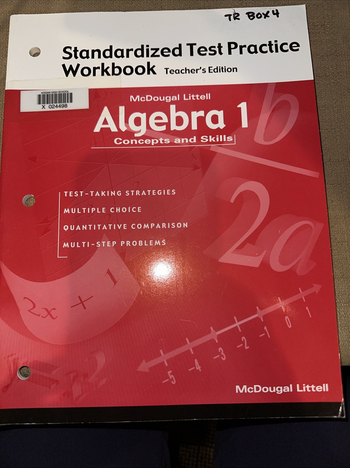 Algebra 1 : Concepts and Skills by McDougal-Littell teachers edition