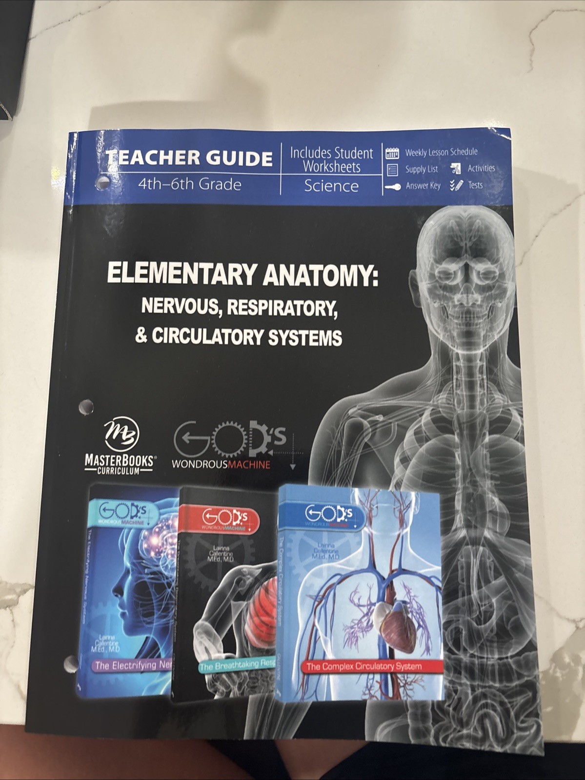 Elementary Anatomy (Teacher Guide) : Nervous, Respiratory, and Circulatory