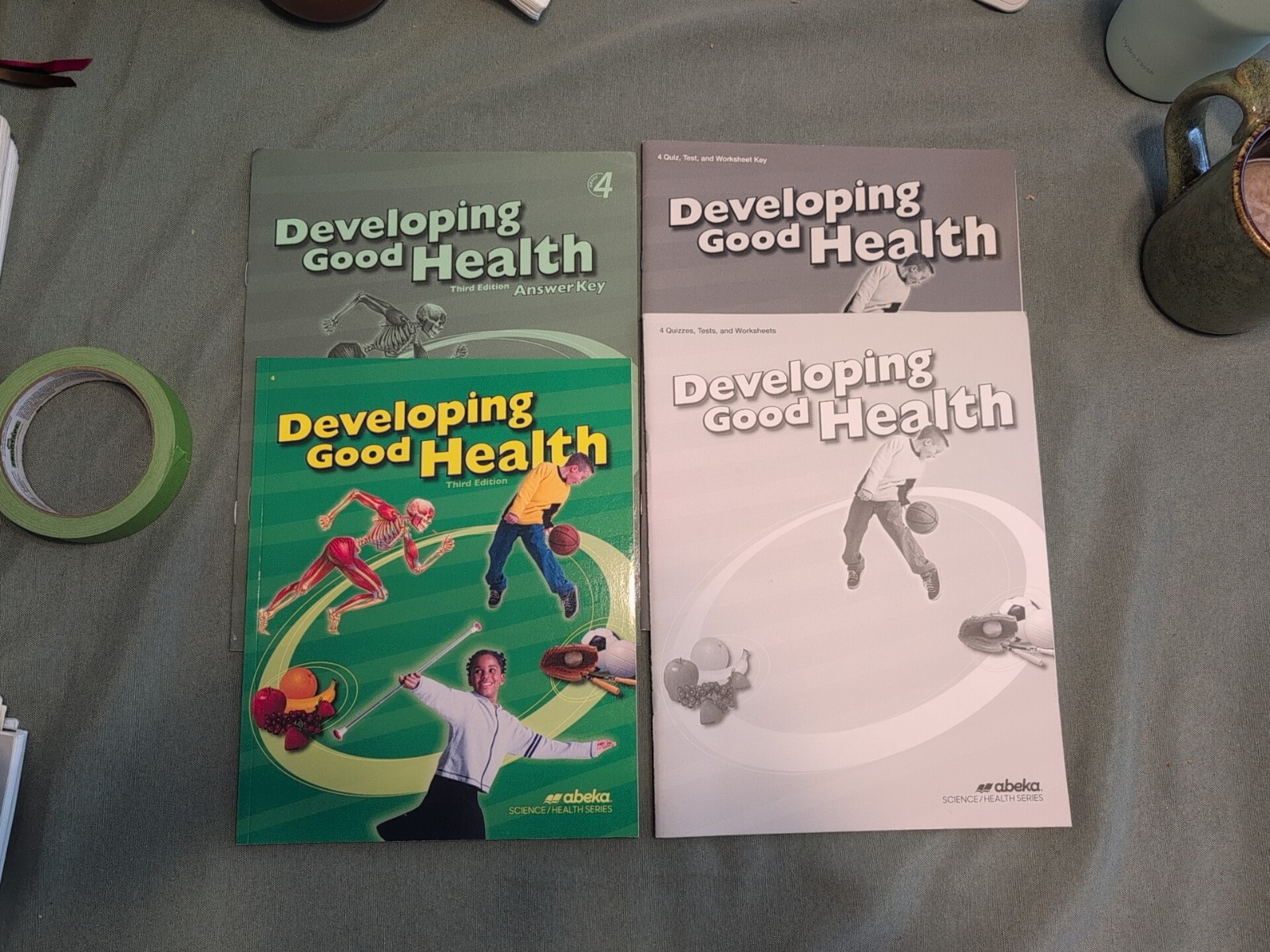 A Beka Developing Good Health 4th Grade 3rd Edition 4-Book Set