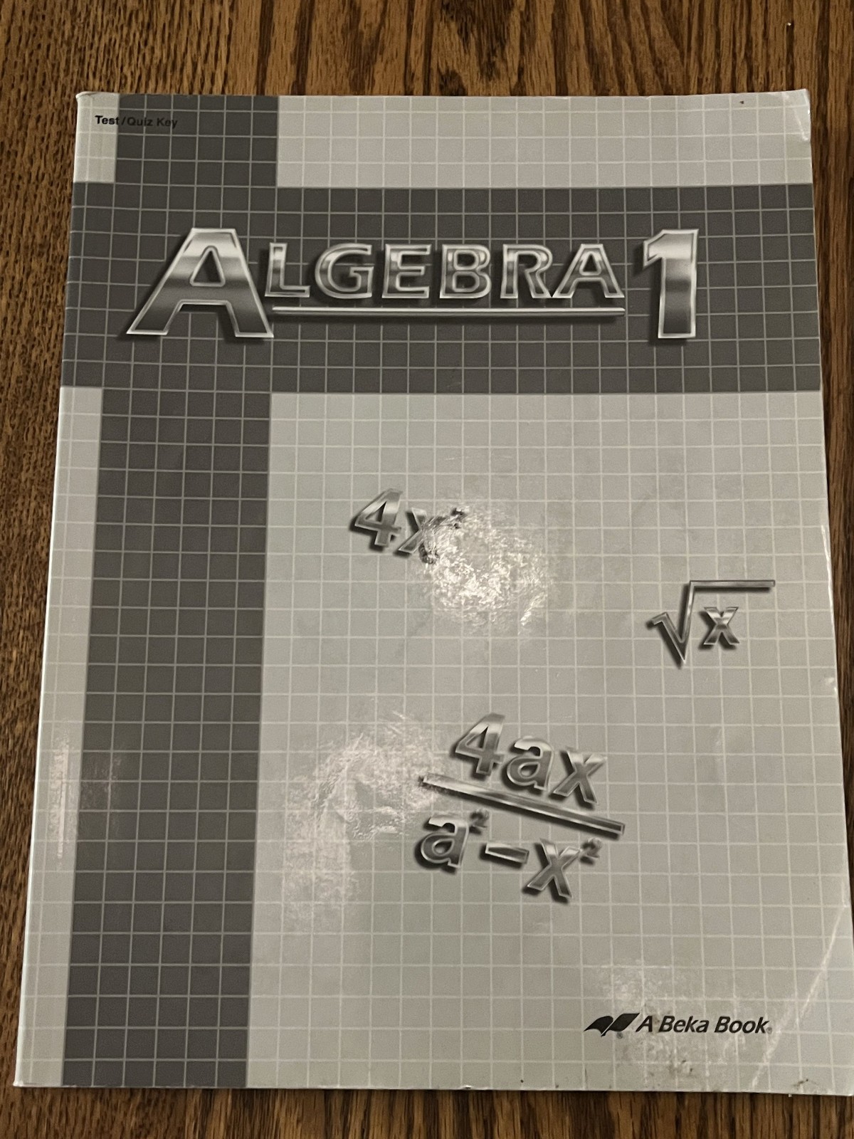 Abeka Books Algebra 1 Second Edition Test/Quiz Key, FREE SHIPPING