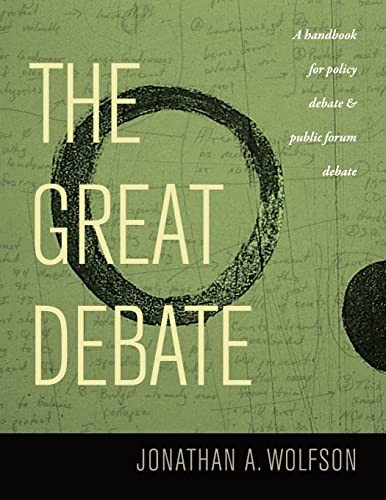 The Great Debate: A Handbook for Po…, Wolfson, Jonath