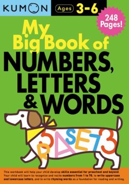 Kumon My Big Book of Numbers, Letters and Words Kumon Publishing