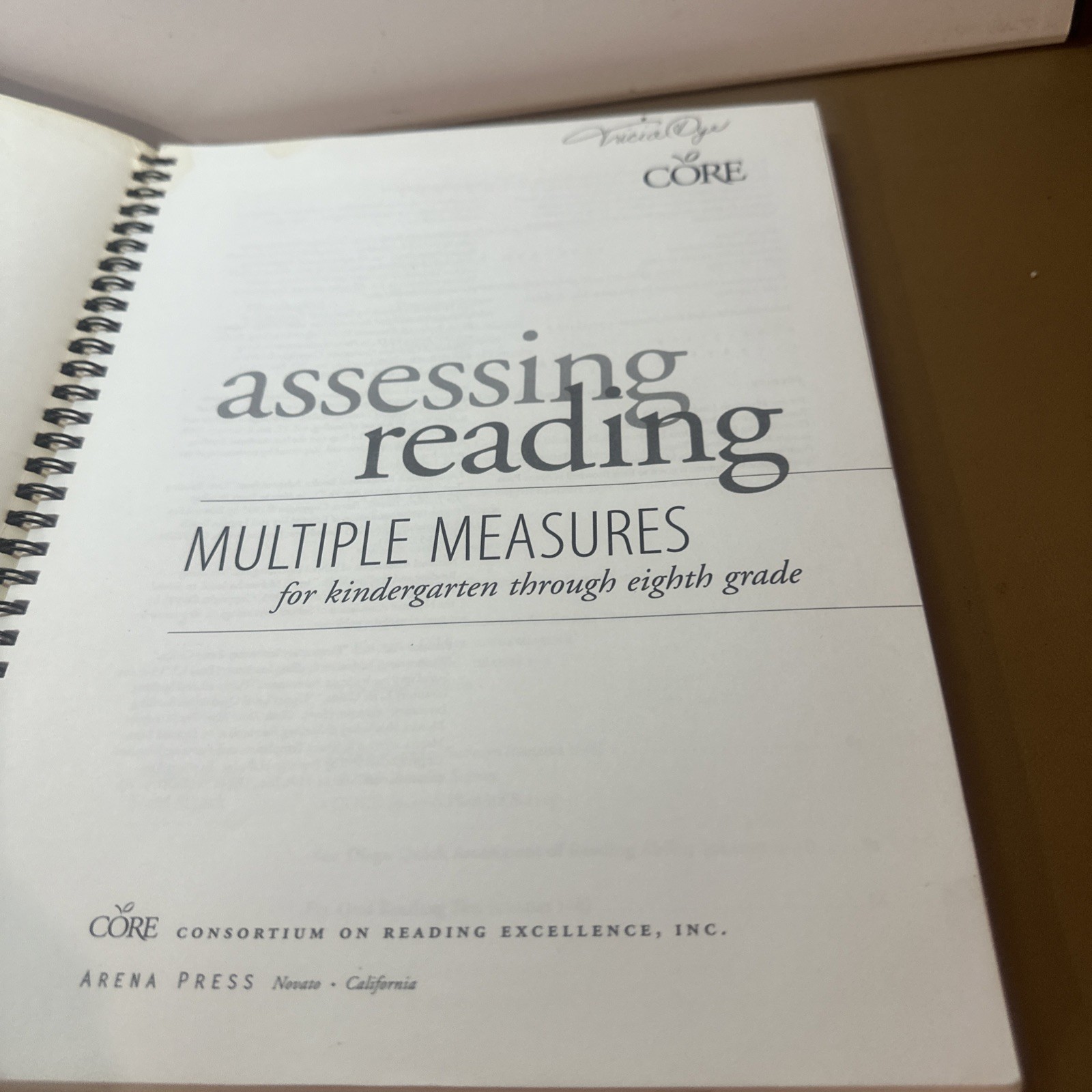 Core Literacy Ser.: Assessing Reading : Multiple Measures by Linda Diamond, Bill