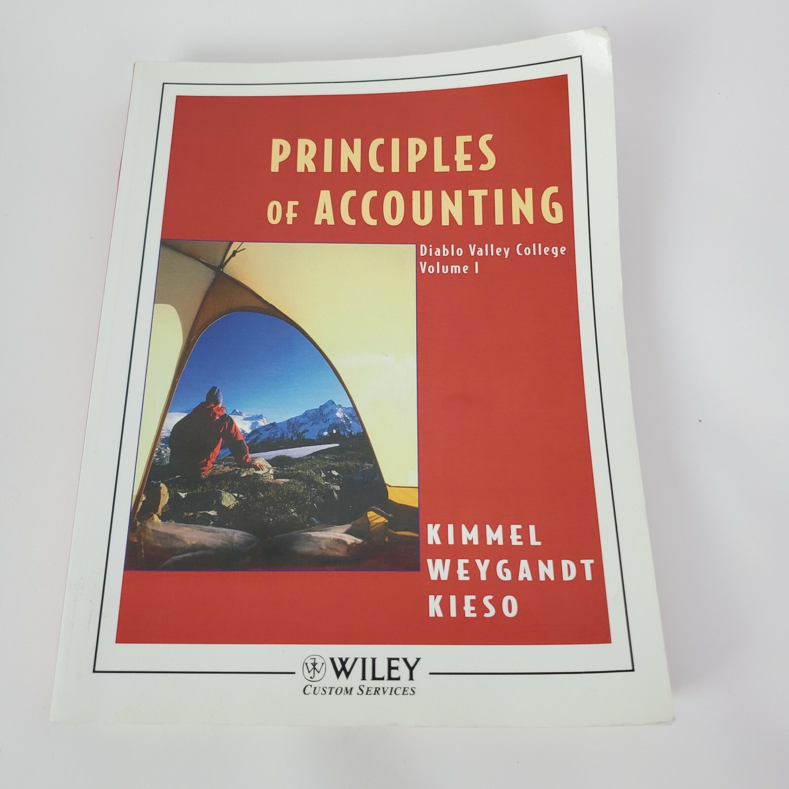 Principles of Accounting Volume 1 Weygandt, Kimmel, Kieso Textbook Book