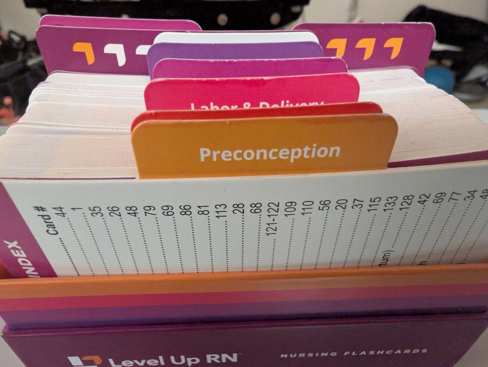 Level Up RN Maternity Flash Cards