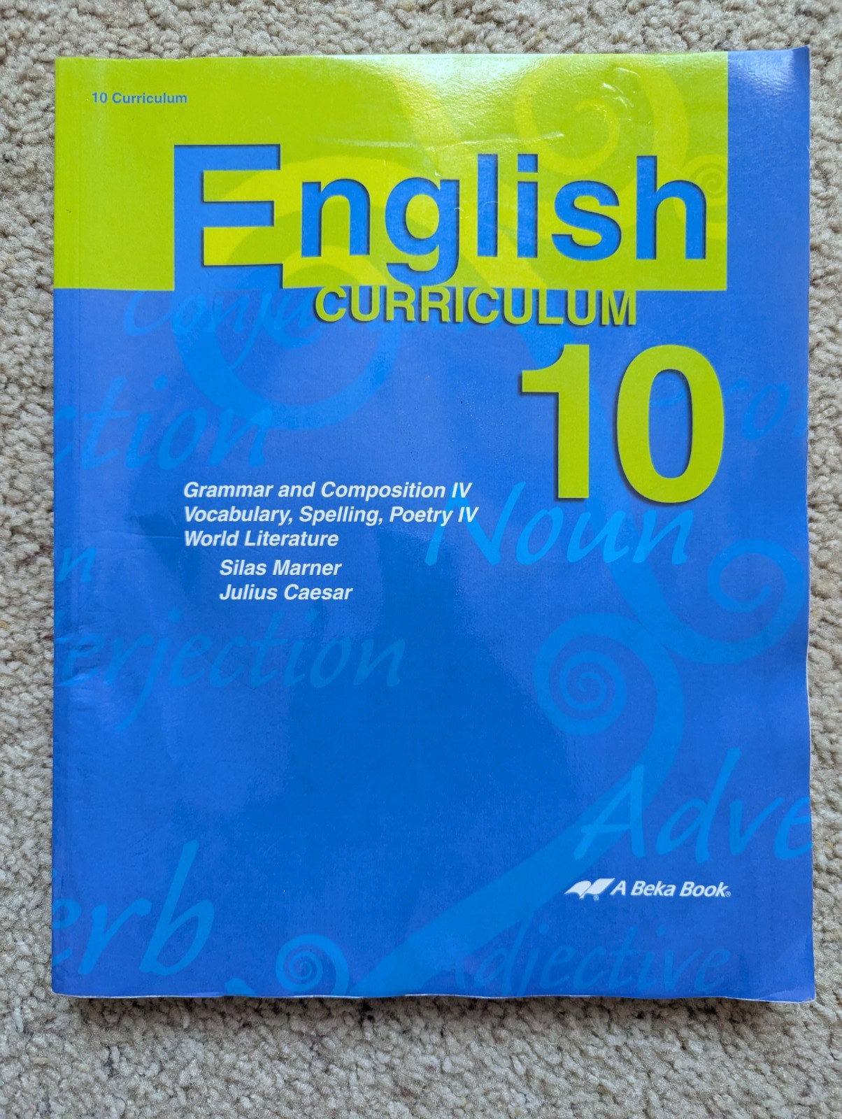 Abeka English 10 Curriculum – Fourth Edition 2003 – Water Damage
