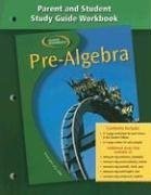 PRE-ALGEBRA, PARENT AND STUDENT STUDY GUIDE WORKBOOK By Mcgraw-hill *Excellent*