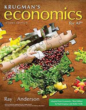 Krugman’s Economics for AP® – Hardcover, by Anderson David A. – Acceptable