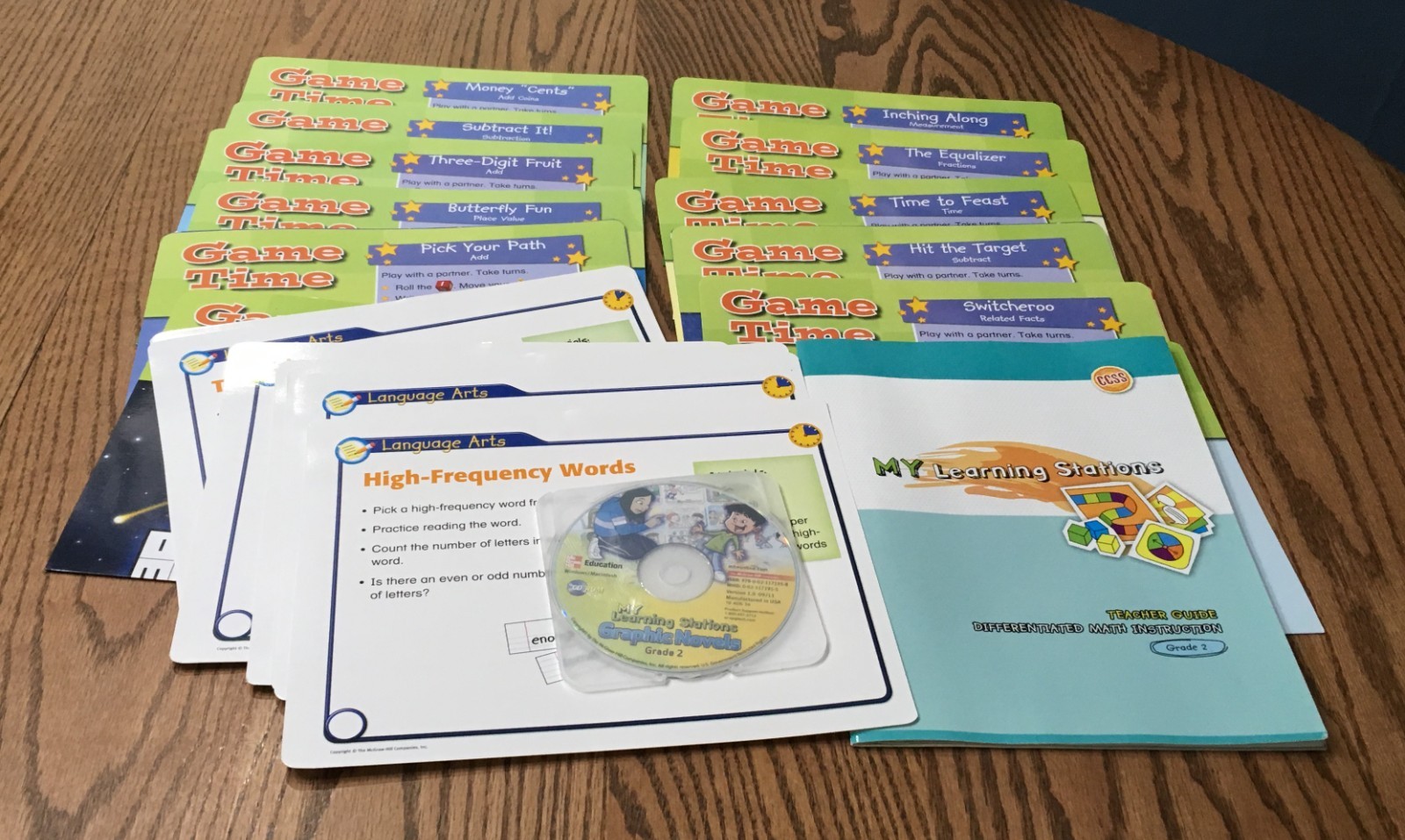 MY LEARNING STATIONS / GRADE 2 / TEACHER GUIDE / GAME BOARDS & ACTIVITY CARDS
