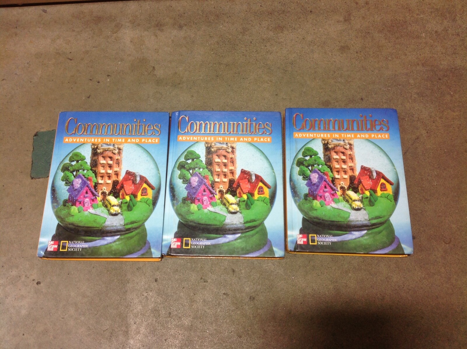 Adventures in Time and Place Communities X3 3 BOOKS pre owned mc graw hill