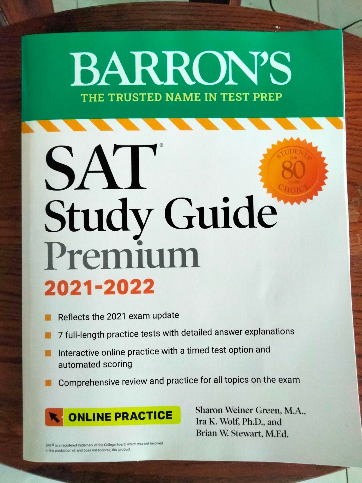 SAT study guide, SAT textbook, Barron’s test prep, premium test prep, SAT guide