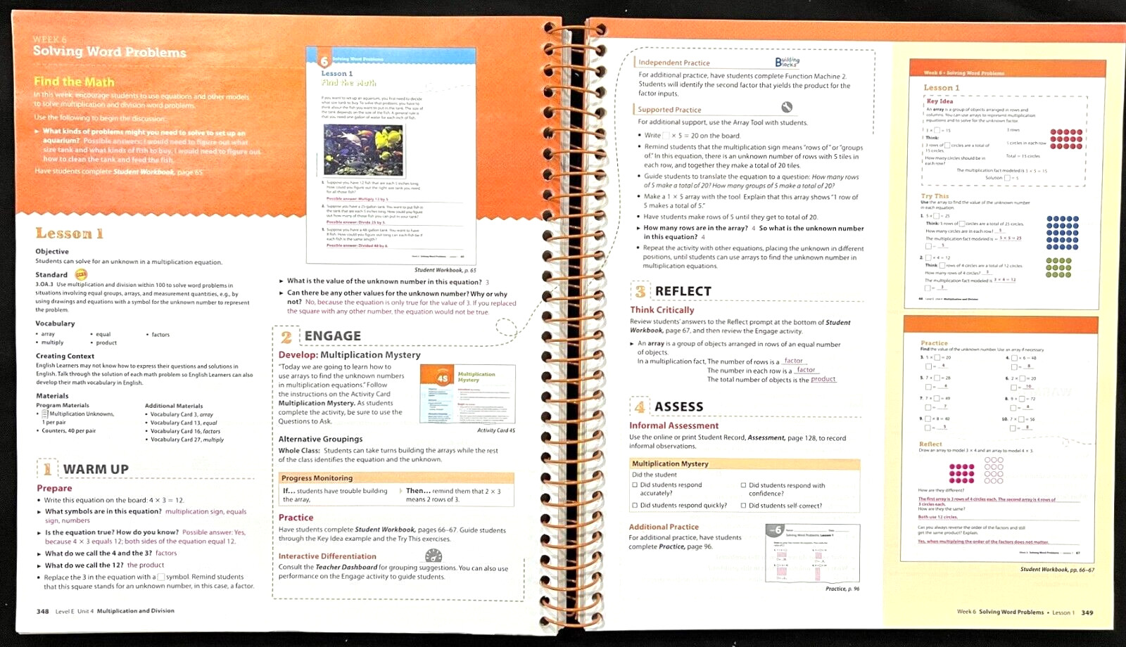 SRA NUMBER WORLDS – Accelerate Math Success – Level E – TEACHER EDITION (2015)