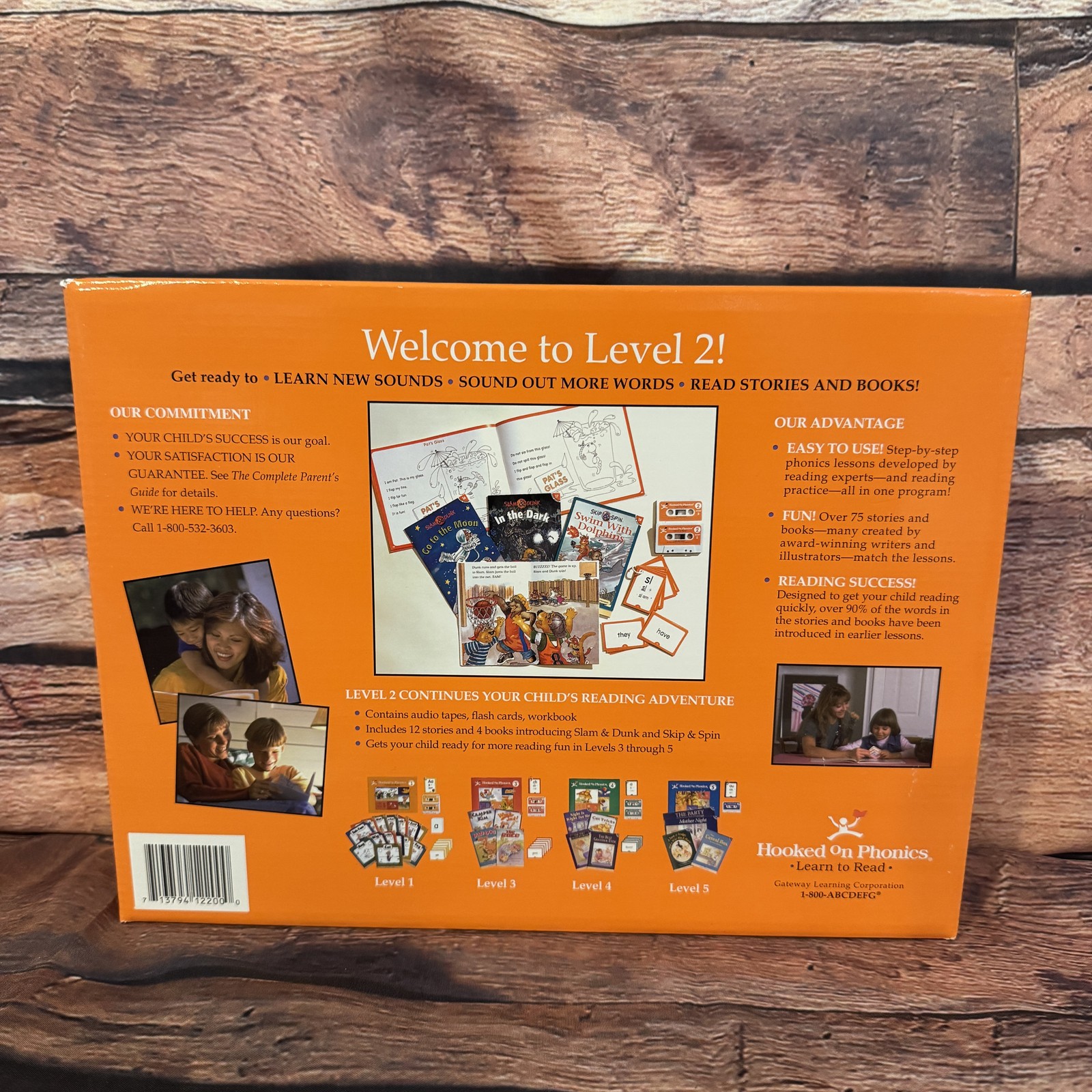 Hooked on Phonics Learn to Read Level 2 Complete Kit Phonics Program K-2nd Grade