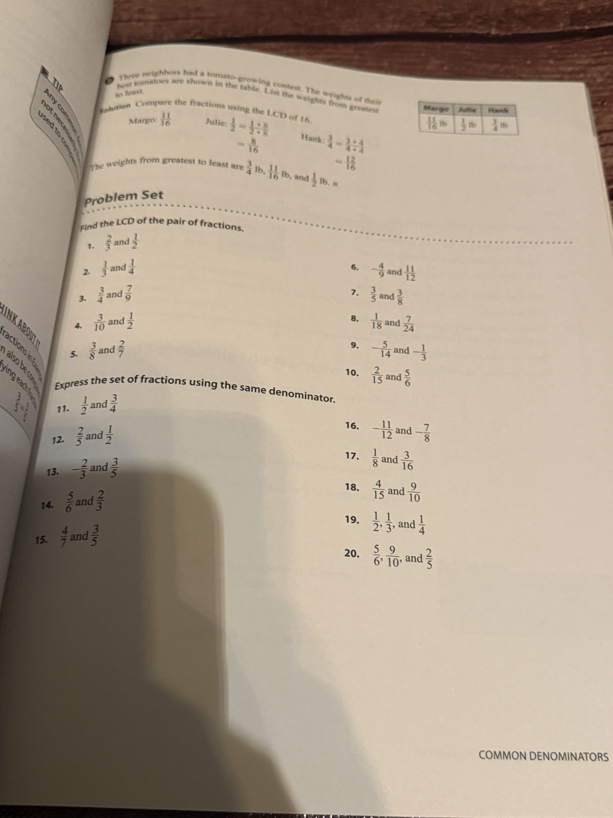 K12 Math 7 Intermediate Mathematics B Reference Guide Problem Sets
