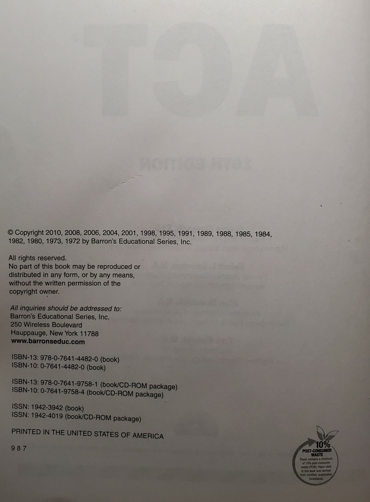 Act PREP For the Future Study Guide 16th Edition