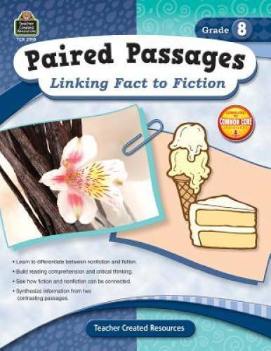 Paired Passages: Linking Fact to Fiction Grd 8 – Paperback – GOOD