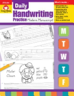 Daily Handwriting Practice, Modern Manuscript by Evan Moor