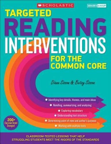 Targeted Reading Interventions for the Common Core: Grades 4Â?8: Cla – VERY GOOD