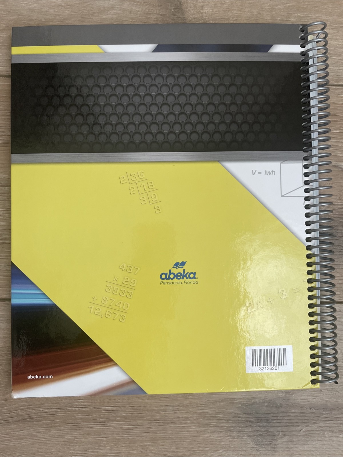 (3) Textbooks Abeka Intermediate Mathematics, Grade 7, Homeschool, USED